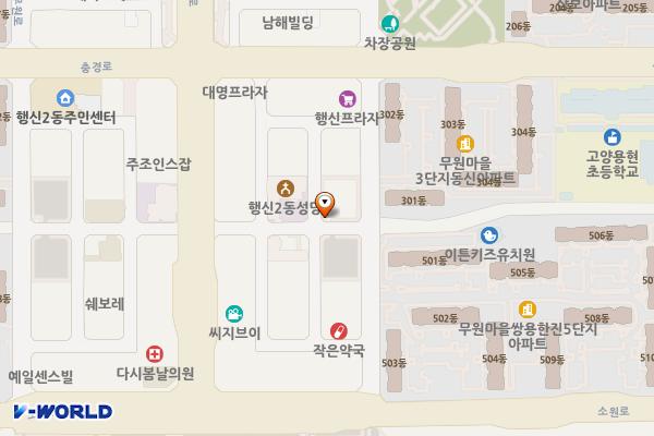 행신 제5 위치 지도 — 경기도 고양시 덕양구 용현로 15-1