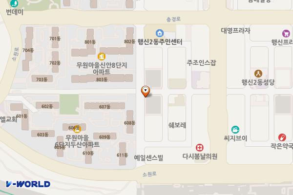 행신 제4 위치 지도 — 경기도 고양시 덕양구 무원로 14