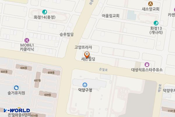 노상 3권역 위치 지도 — 경기도 고양시 덕양구 은빛로 39