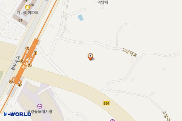 성사혁신지구 임시 위치 지도 — 경기도 고양시 덕양구 성사동 331-4