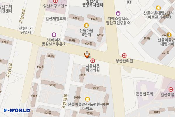 일산 제1 위치 지도 — 경기도 고양시 일산서구 고양대로 730