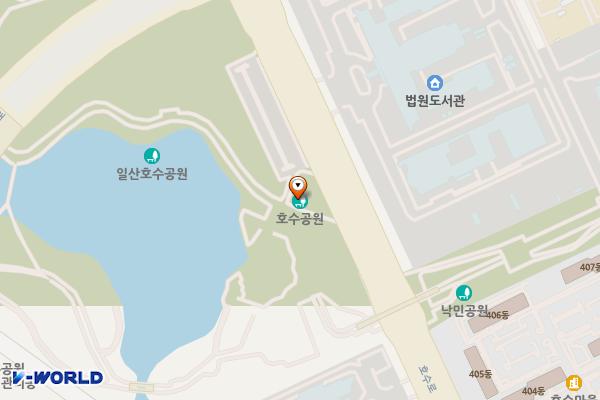호수공원 부설 4 위치 지도 — 경기도 고양시 일산동구 장항동 905