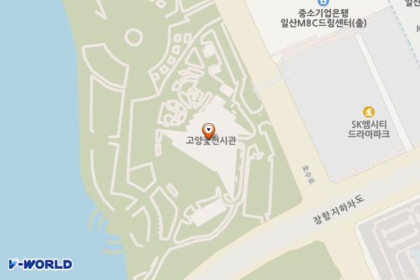 호수공원 부설 1 위치 지도 — 경기도 고양시 일산동구 호수로 595