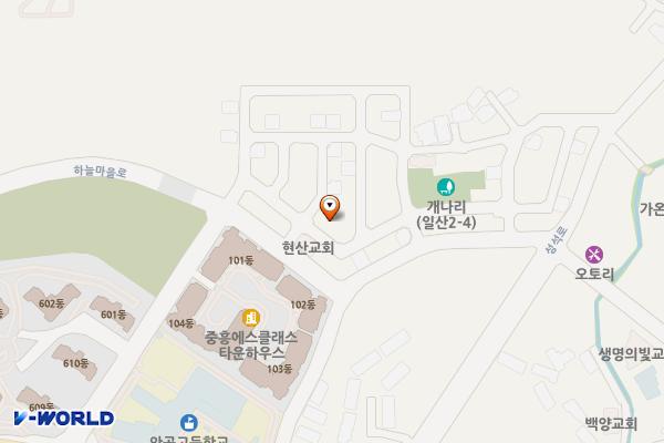 중산 제3 위치 지도 — 경기도 고양시 일산동구 중산동 1726