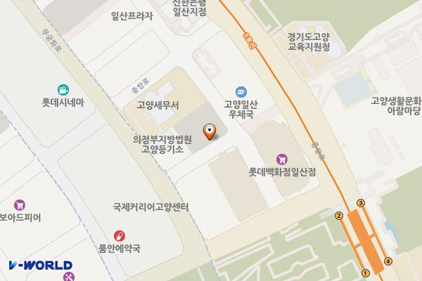 장항 제5 위치 지도 — 경기도 고양시 일산동구 중앙로1275번길 14-27