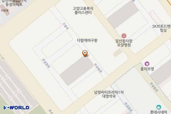 장항 제3 위치 지도 — 경기도 고양시 일산동구 무궁화로 19-19