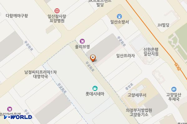 장항 제1 위치 지도 — 경기도 고양시 일산동구 무궁화로 32-19
