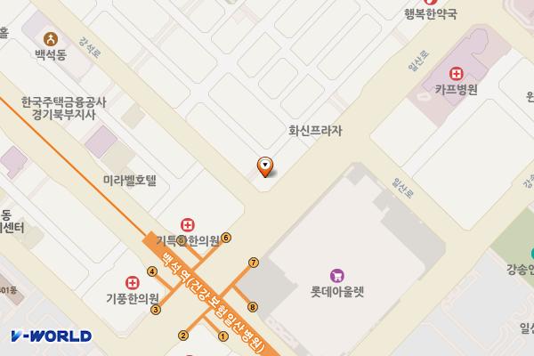 노상 5권역 위치 지도 — 경기도 고양시 일산동구 강석로 2