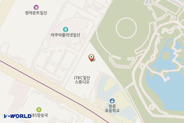 한류월드 제1 위치 지도 — 경기도 고양시 일산동구 장항동 1777