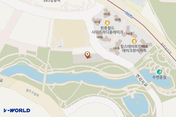 한류월드 제2 위치 지도 — 경기도 고양시 일산동구 장항동 1801