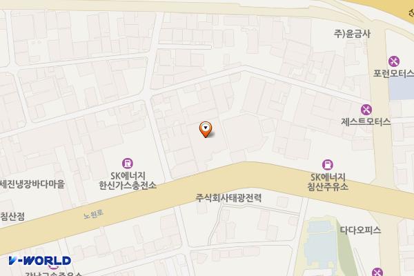 침산로인근 위치 지도 — 대구광역시 북구 노원로 241