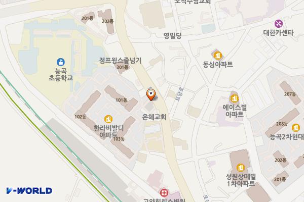 능곡 제1 위치 지도 — 경기도 고양시 덕양구 토당동 335-90