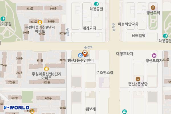 행신2동행정복지센터 부설 위치 지도 — 경기도 고양시 덕양구 충경로 30