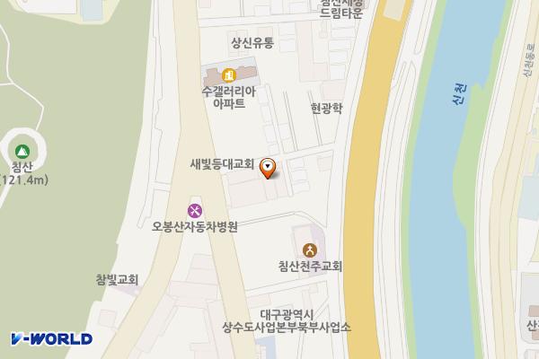 침산로48길인근 위치 지도 — 대구광역시 북구 침산로48길 6