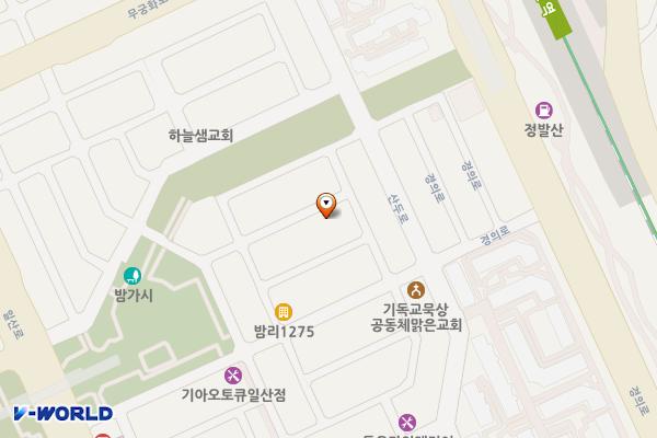 정발산 상생 위치 지도 — 경기도 고양시 일산동구 정발산동 1276-1