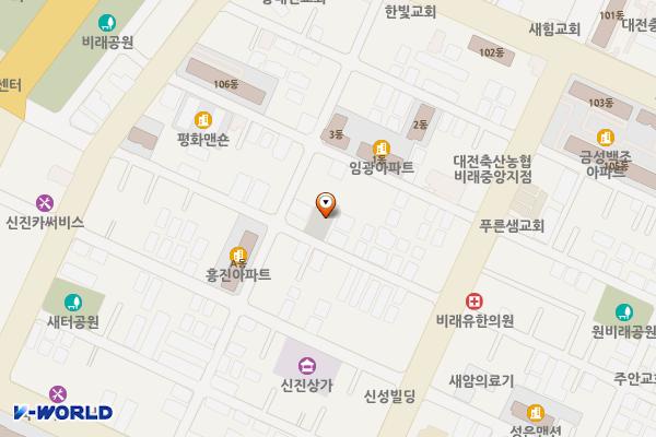 비래동로 23번길 공영주차장 위치 지도 — 대전광역시 대덕구 비래동로23번길 28