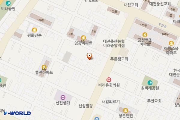 비래동로 31번길 공영주차장 위치 지도 — 대전광역시 대덕구 비래동로31번길 13