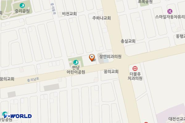 중리만남공영주차장 위치 지도 — 대전광역시 대덕구 중리남로8번길 3