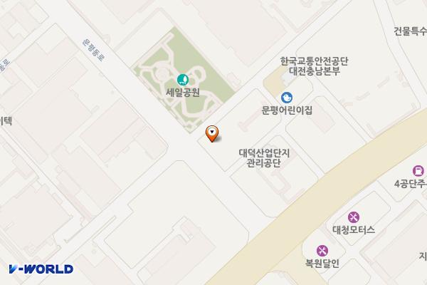 대덕산업단지주차장 위치 지도 — 대전광역시 대덕구 문평동로 16