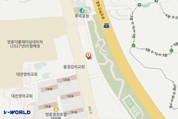 읍내어울림공영주차장 위치 지도 — 대전광역시 대덕구 계족로 728