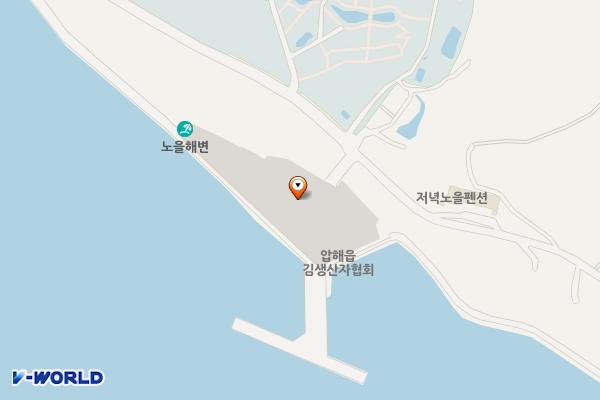 분재공원 주차장 위치 지도 — 전남광주통합특별시 신안군 압해읍 송공리 58-38번지