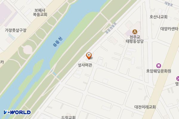 태평2동제4노상 위치 지도 — 대전광역시 중구 유등천동로 554