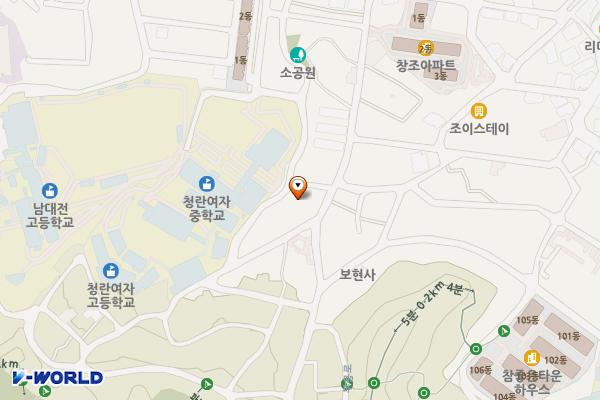 부사동제3노외 위치 지도 — 대전광역시 중구 부용로 32