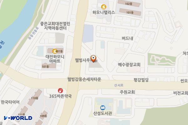 사정동제2노외 위치 지도 — 대전광역시 중구 사정동 403