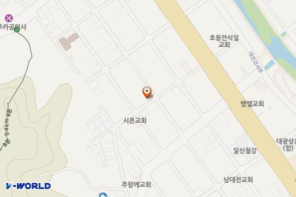 호동제1노외 위치 지도 — 대전광역시 중구 호동 17-12