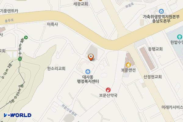 대사동제6노외 위치 지도 — 대전광역시 중구 충무로74번길 10