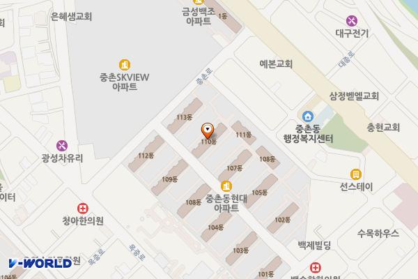 중촌동제1노상 위치 지도 — 대전광역시 중구 목중로26번길 29
