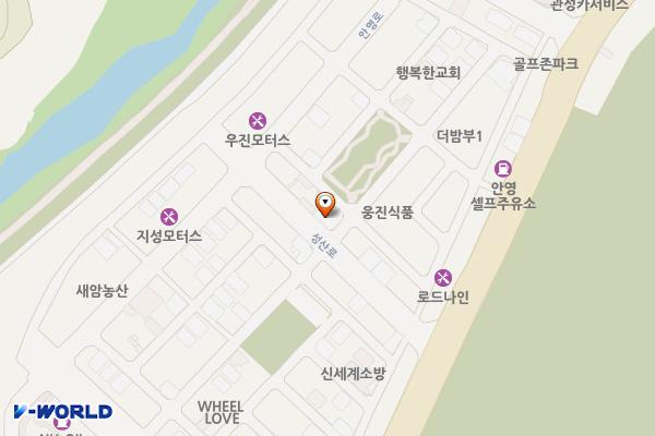 안영동제4노상 위치 지도 — 대전광역시 중구 성산로 16