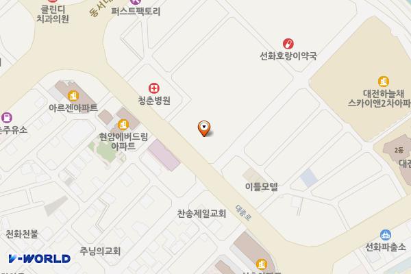 선화동제6노상 위치 지도 — 대전광역시 중구 대종로594번길 1