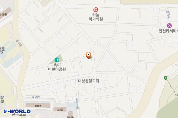 문화2동제5노상 위치 지도 — 대전광역시 중구 보문산로215번길 43