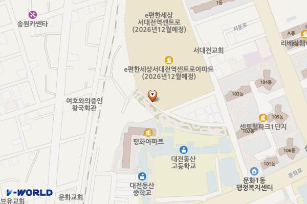 문화1동제11노상 위치 지도 — 대전광역시 중구 계백로1658번길 79-2