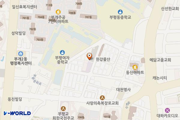 수변로85번길 위치 지도 — 인천광역시 부평구 수변로85번길 34-29(부개동) 일원