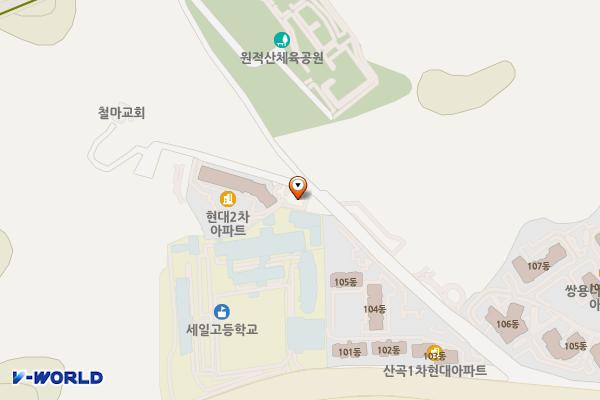 산곡동521번지 위치 지도 — 인천광역시 부평구 원적로269번길 55-1(산곡동)