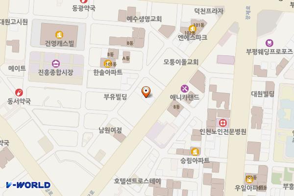 시장로 위치 지도 — 인천광역시 부평구 시장로 67(부평동) 일원