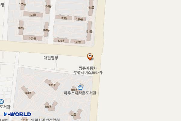 세월천로 위치 지도 — 인천광역시 부평구 세월천로 1(청천동) 일원