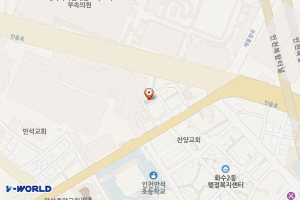 대우중공업주변 위치 지도 — 인천광역시 동구 화수동 9-26