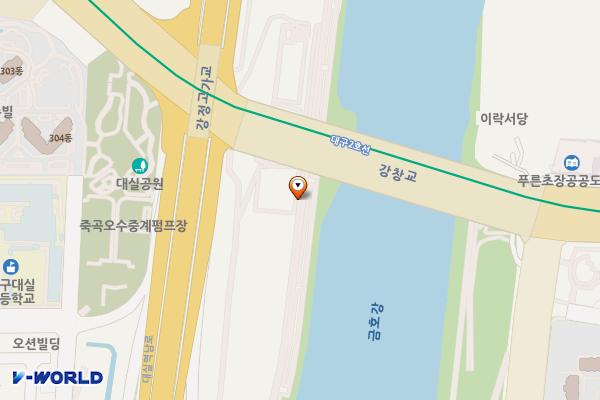 강창교하부2주차장 위치 지도 — 대구광역시 달성군 다사읍 죽곡리 566-4