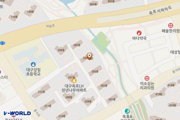 논공읍 북리 공영주차장 위치 지도 — 대구광역시 달성군 논공읍 북6리 803-150
