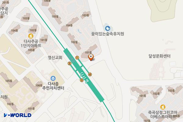 다사역로 B 위치 지도 — 대구광역시 달성군 다사읍 매곡리 487-3