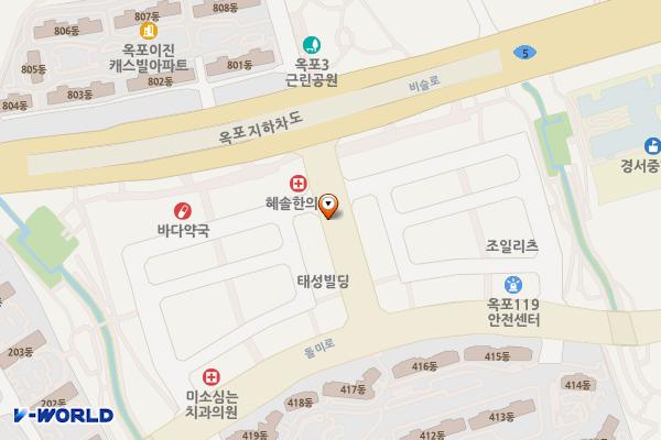 돌미로인근 위치 지도 — 대구광역시 달성군 옥포읍 교항리 3034