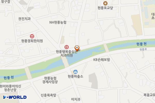 현풍로D 위치 지도 — 대구광역시 달성군 현풍읍 중리 209-1