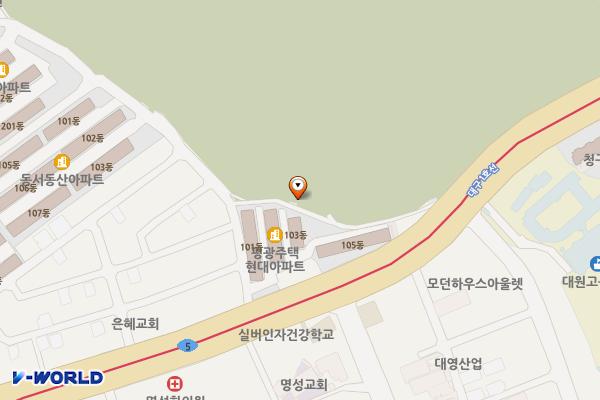 비슬로525길 위치 지도 — 대구광역시 달성군 화원읍 천내리 55