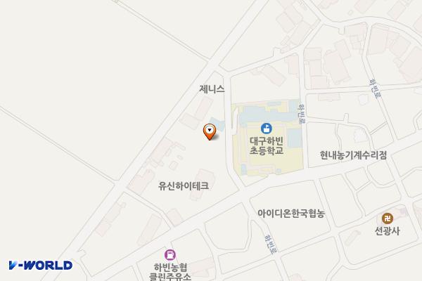 하빈 현내리 공영주차장 위치 지도 — 대구광역시 달성군 하빈면 현내리 853-3