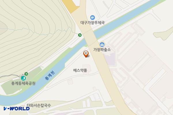 가창용계리천변2주차장 위치 지도 — 대구광역시 달성군 가창면 용계리 565-95