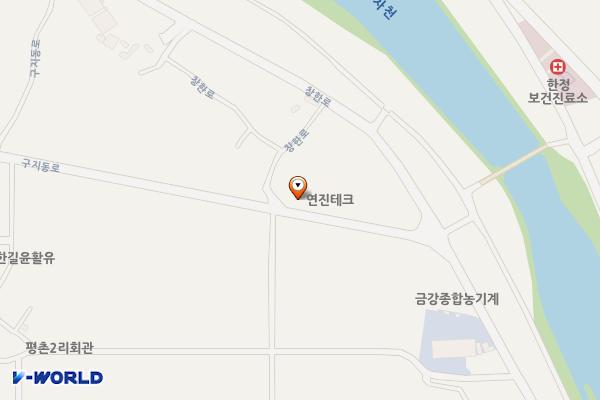 구지평촌파크골프주차장 위치 지도 — 대구광역시 달성군 구지면 평촌리 1-1