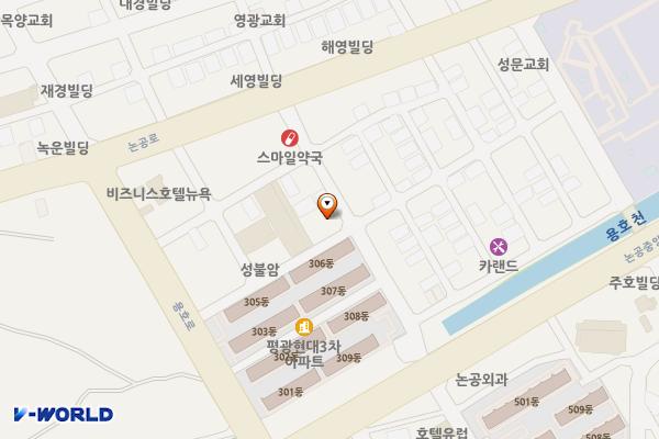 논공 북리 마을공동주차장 위치 지도 — 대구광역시 달성군 논공읍 용호로1길 15